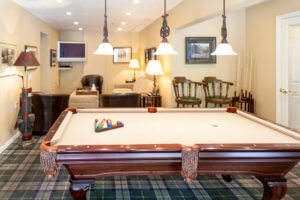 Pool table amenities