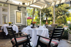 Outside dining at the Heritage downtown