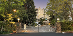 Front gate at the Heritage downtown property