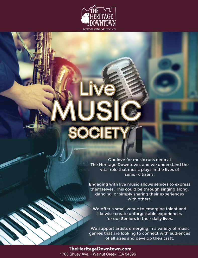 Live music Society flyer