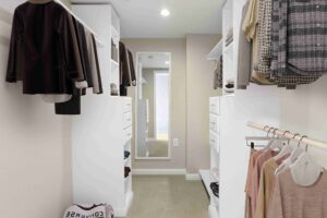 Some of our apartments come with walk-in closets.