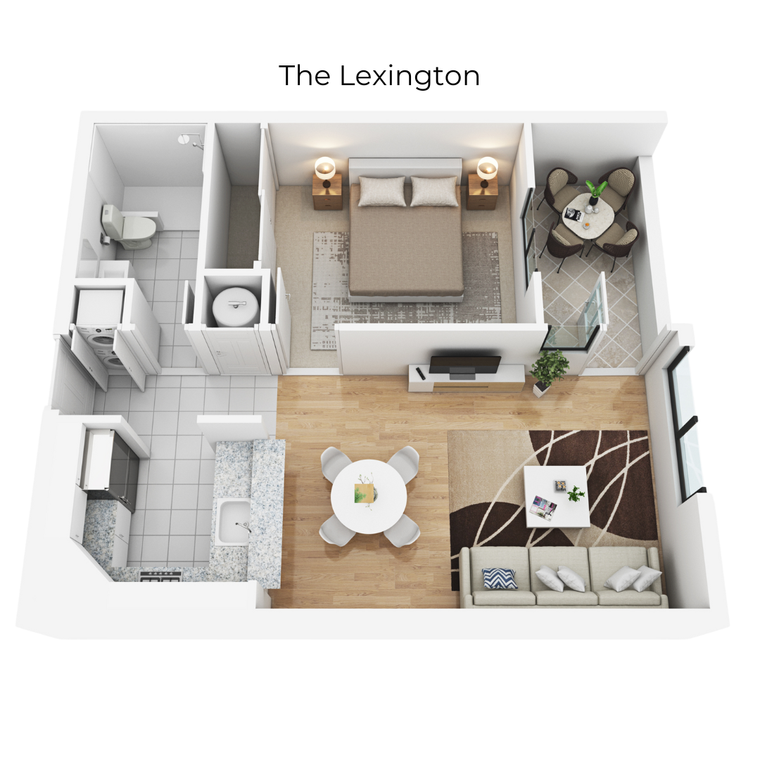 Lexington 3D floor plans